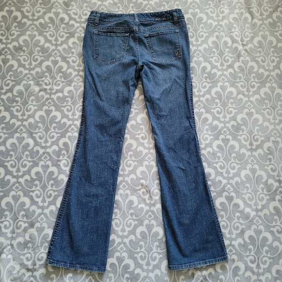 Seven7 Stretch Bootcut jeans, medium blue, mid-rise, Size 30 - Picture 3 of 11